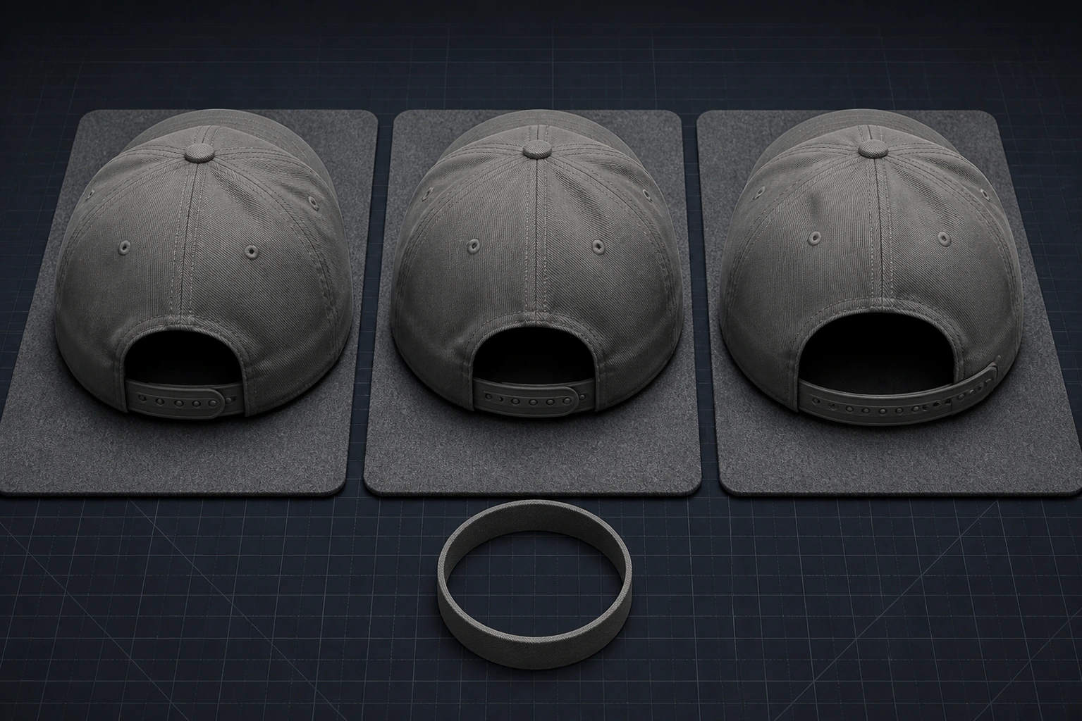 Rear closures shown at documented adjustment positions